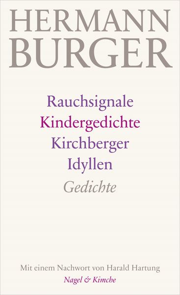 Produktbild: Rauchsignale. Kindergedichte. Kirchberger Idyllen