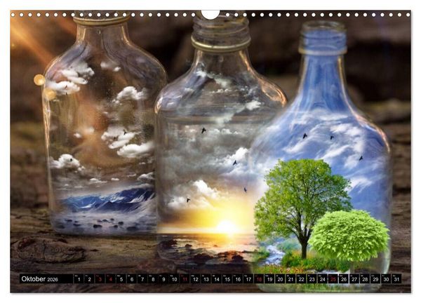 Produktbild: Traum und Fantasy. Reise durch surreale Wunderwelten (Wandkalender 2026 DIN A3 quer), CALVENDO Monatskalender