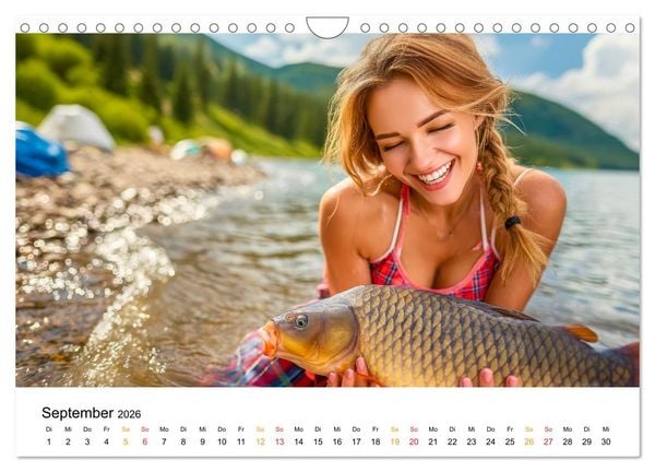 Produktbild: Hei&szlig; auf Karpfen (Wandkalender 2026 DIN A4 quer), CALVENDO Monatskalender
