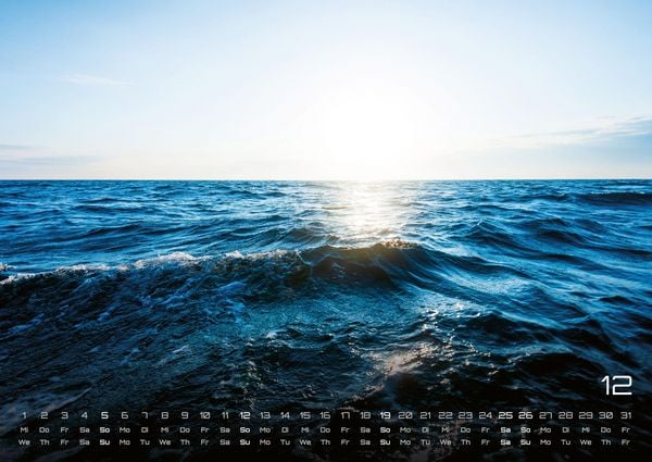 Produktbild: Meer &ndash; Im Rhythmus der Gezeiten! - 2027 - Kalender DIN A2