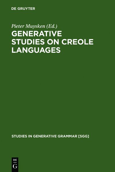 Produktbild: Generative studies on Creole languages