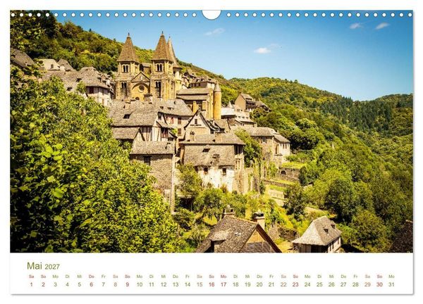 Produktbild: Malerisches Frankreich (Wandkalender 2027 DIN A3 quer), CALVENDO Monatskalender