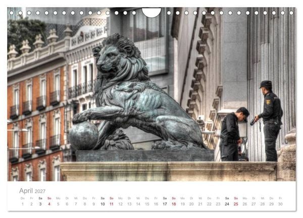 Produktbild: Madrid eine Stadt zum Verlieben (Wandkalender 2027 DIN A4 quer), CALVENDO Monatskalender