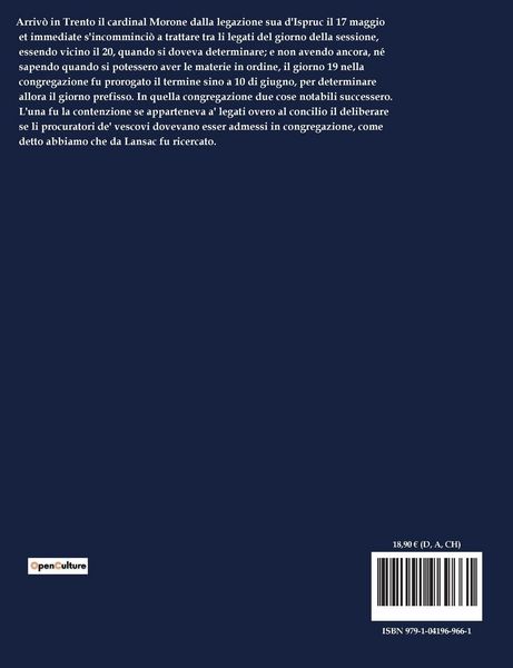 Produktbild: Istoria Del Concilio Tridentino - Vol Viii