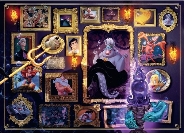 Produktbild: Erwachsenenpuzzle 1000 Teile - Disney Villainous - Ursula