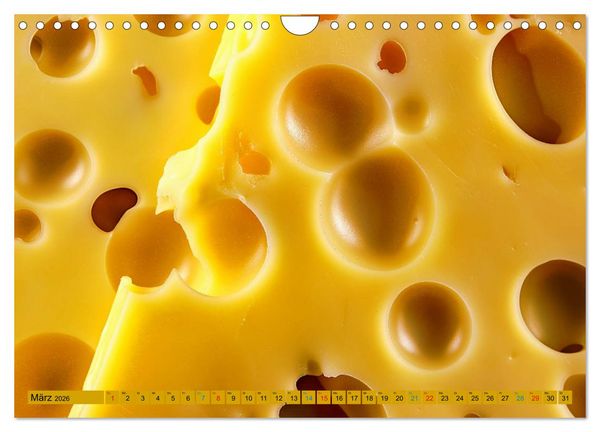 Produktbild: Gourmet K&auml;se - und Weingenuss (Wandkalender 2026 DIN A4 quer), CALVENDO Monatskalender