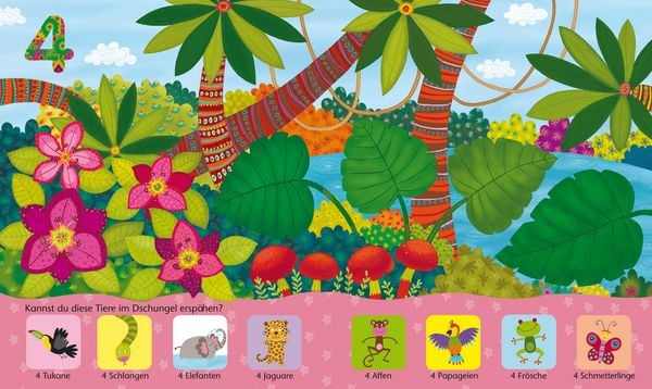 Produktbild: Mein buntes Klappenbuch: Erste Zahlen von 1 bis 5