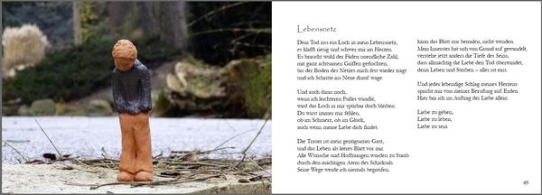 Produktbild: Wie ich dich f&uuml;hle - Gedichte f&uuml;r Trauernde. Mit Skulpturen von Andrea Ohlsen.