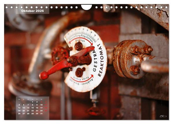 Produktbild: AUSSER BETRIEB - Industriekultur mit PopArt-Einfl&uuml;ssen (Wandkalender 2026 DIN A4 quer), CALVENDO Monatskalender