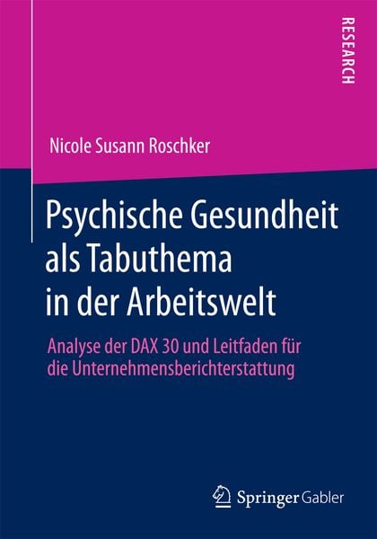 Produktbild: Psychische Gesundheit als Tabuthema in der Arbeitswelt