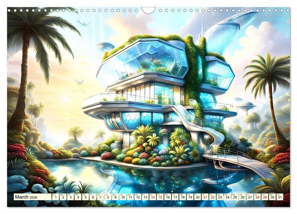 Produktbild: Glass and steel architecture (Wall Calendar 2026 DIN A3 landscape), CALVENDO 12 Month Wall Calendar