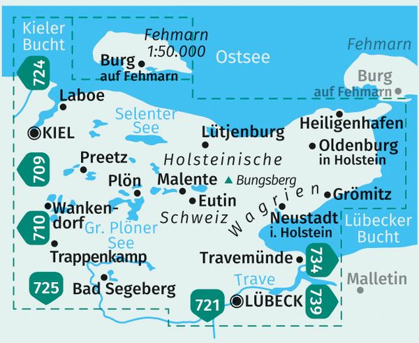 Produktbild: Holsteinische Schweiz, Fehmarn