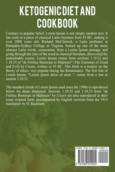 Produktbild: Ketogenic Diet And Cookbook