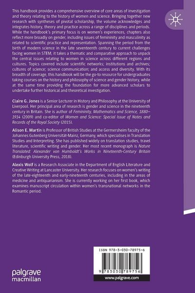 Produktbild: The Palgrave Handbook of Women and Science since 1660
