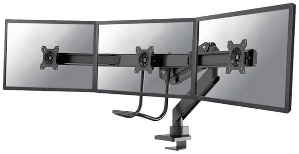 Neomounts NM-D775DX3BLACK 3fach Monitor-Tischhalterung 43,2 cm (17') - 61 cm (24') Schwenkbar, Rotierbar, Neigbar Schwar