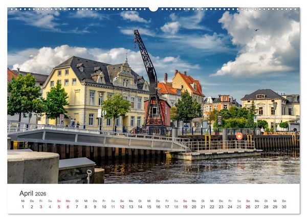Produktbild: Nieders&auml;chsische K&uuml;ste - K&uuml;stenorte von Ostfriesland bis Bremerhaven (hochwertiger Premium Wandkalender 2026 DIN A2 quer), Kunstdruck in Hochglanz