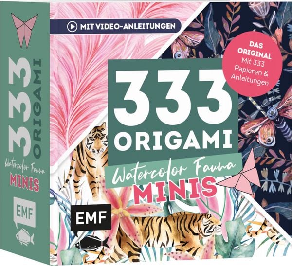Produktbild: 333 Origami Minis &ndash; Watercolor Fauna