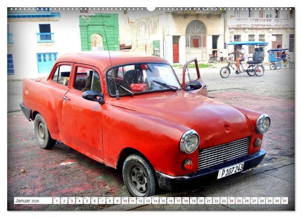 Produktbild: Trabi Tour (Wandkalender 2026 DIN A2 quer), CALVENDO Monatskalender