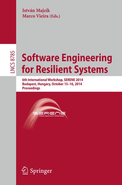 Produktbild: Software Engineering for Resilient Systems