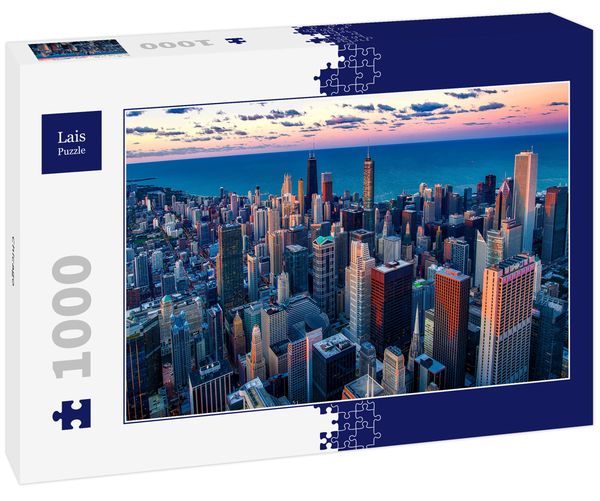 Produktbild: Lais Puzzle Chicago 1000 Teile