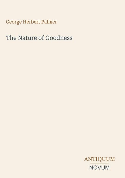 Produktbild: The Nature of Goodness