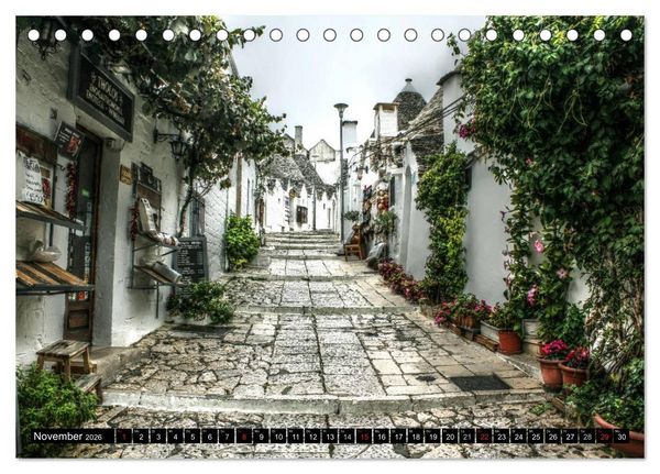 Produktbild: Apulien &ndash; Impressionen (Tischkalender 2026 DIN A5 quer), CALVENDO Monatskalender