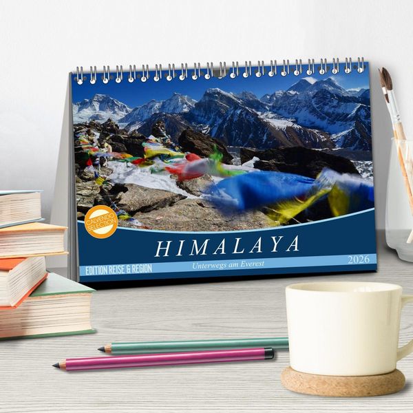 Produktbild: Himalaya (Tischkalender 2026 DIN A5 quer), CALVENDO Monatskalender