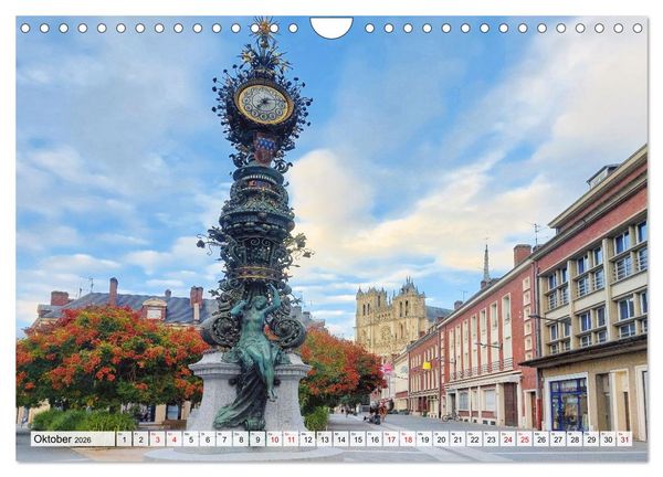 Produktbild: Amiens - geschichtstr&auml;chtig, malerisch, authentisch (Wandkalender 2026 DIN A4 quer), CALVENDO Monatskalender
