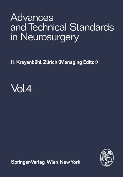 Produktbild: Advances and Technical Standards in Neurosurgery