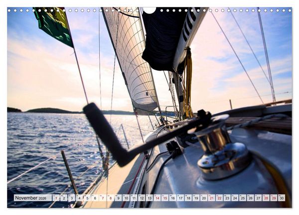 Produktbild: Segeln - mit dem Wind (Wandkalender 2026 DIN A3 quer), CALVENDO Monatskalender