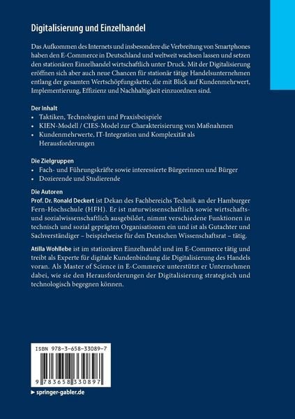 Produktbild: Digitalisierung und Einzelhandel