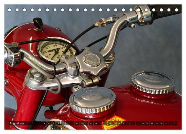 Produktbild: Puch 250 SGS Motorrad - Oldie aus &Ouml;sterreich (Tischkalender 2026 DIN A5 quer), CALVENDO Monatskalender