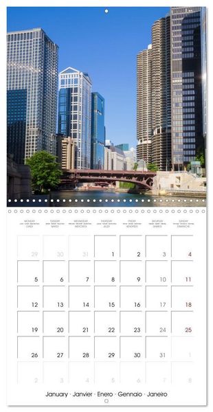 Produktbild: CHICAGO Highlights (Wall Calendar 2026 12 &times; 12 Inch) CALVENDO 12 Month Wall Calendar