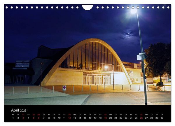 Produktbild: Oldenburg bei Nacht (Wandkalender 2026 DIN A4 quer), CALVENDO Monatskalender