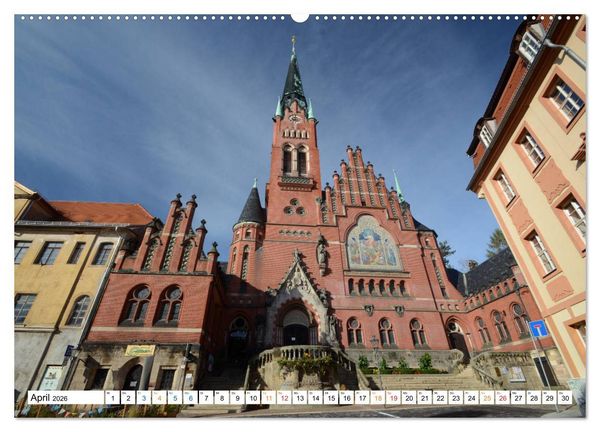 Produktbild: Altenburg, die Stadt des Skat-Spiels (Wandkalender 2026 DIN A2 quer), CALVENDO Monatskalender
