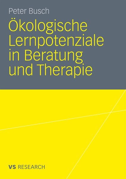 Produktbild: &Ouml;kologische Lernpotenziale in Beratung und Therapie