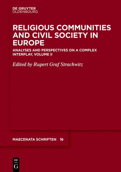 Produktbild: Religious Communities and Civil Society in Europe