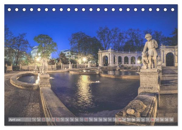 Produktbild: Berlin Citylights (Tischkalender 2026 DIN A5 quer), CALVENDO Monatskalender