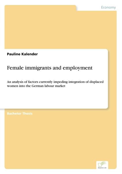 Produktbild: Female immigrants and employment