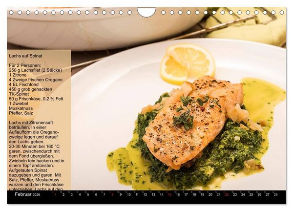 Produktbild: Low Carb - Leichte Rezepte f&uuml;r jeden Tag (Wandkalender 2026 DIN A4 quer), CALVENDO Monatskalender