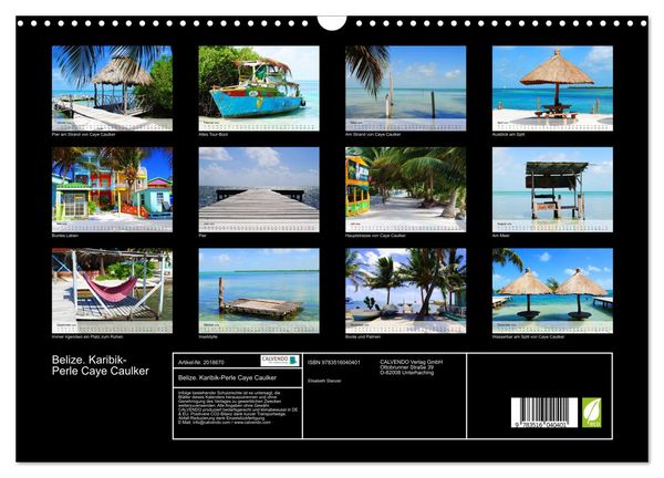 Produktbild: Belize. Karibik-Perle Caye Caulker (Wandkalender 2026 DIN A3 quer), CALVENDO Monatskalender