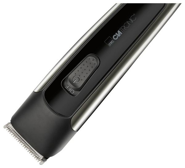 Produktbild: Clatronic HSM/R 3827 chrom-schwarz USB-C Bartschneider Schwarz/Silber