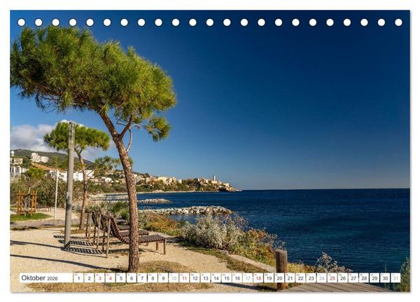 Produktbild: Korsika - Bastia und das Cap Corse (Tischkalender 2026 DIN A5 quer), CALVENDO Monatskalender
