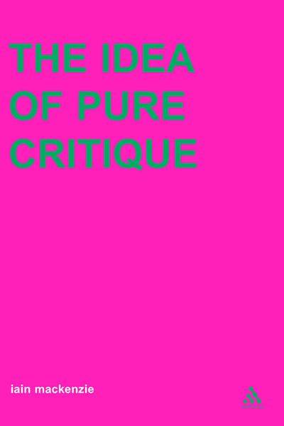 Produktbild: Idea of Pure Critique
