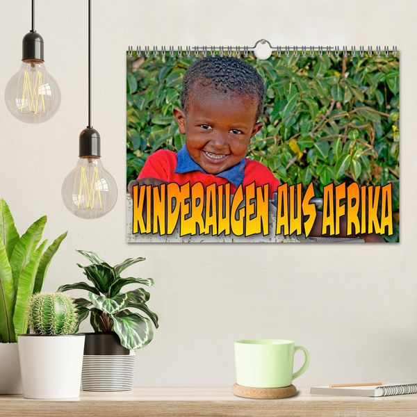 Produktbild: Kinderaugen aus Afrika (Wandkalender 2026 DIN A4 quer), CALVENDO Monatskalender