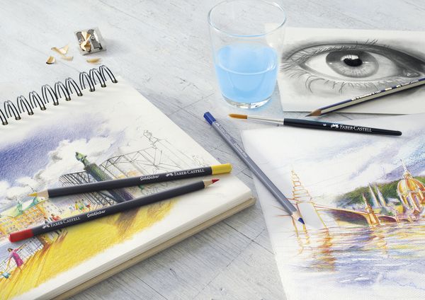 Produktbild: Faber-Castell Farbstifte Goldfaber, 36er Set Metalletui