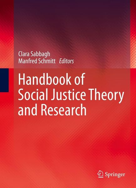 Produktbild: Handbook of Social Justice Theory and Research