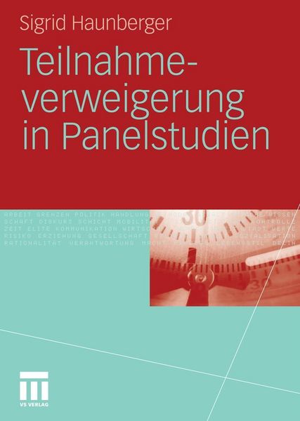 Produktbild: Teilnahmeverweigerung in Panelstudien