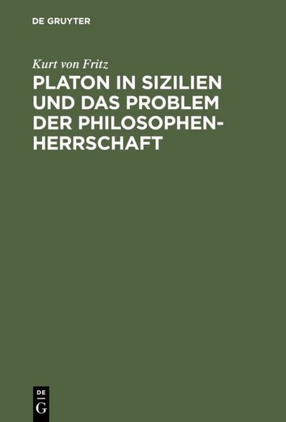 Produktbild: Platon in Sizilien und das Problem der Philosophenherrschaft