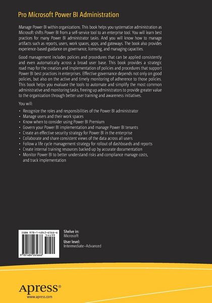 Produktbild: Pro Microsoft Power BI Administration
